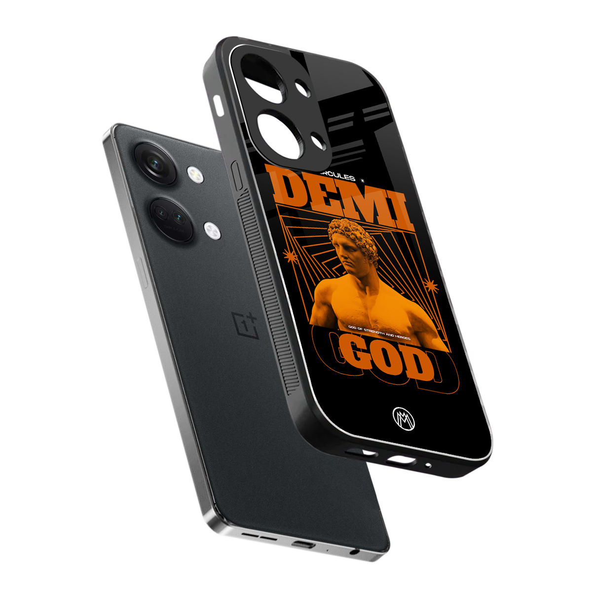 demi god back phone cover | glass case for oneplus nord 3