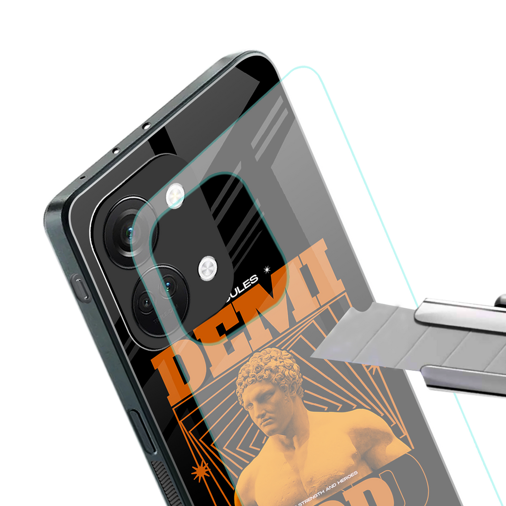 demi god back phone cover | glass case for oneplus nord 3