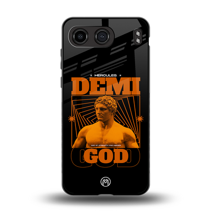 demi god back phone cover | glass case for oneplus nord 4