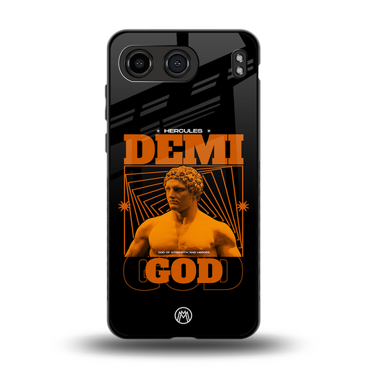 demi god back phone cover | glass case for oneplus nord 4