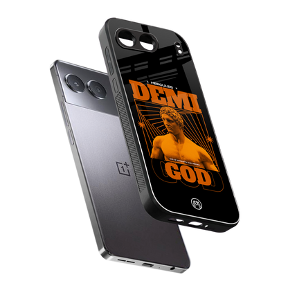 demi god back phone cover | glass case for oneplus nord 4