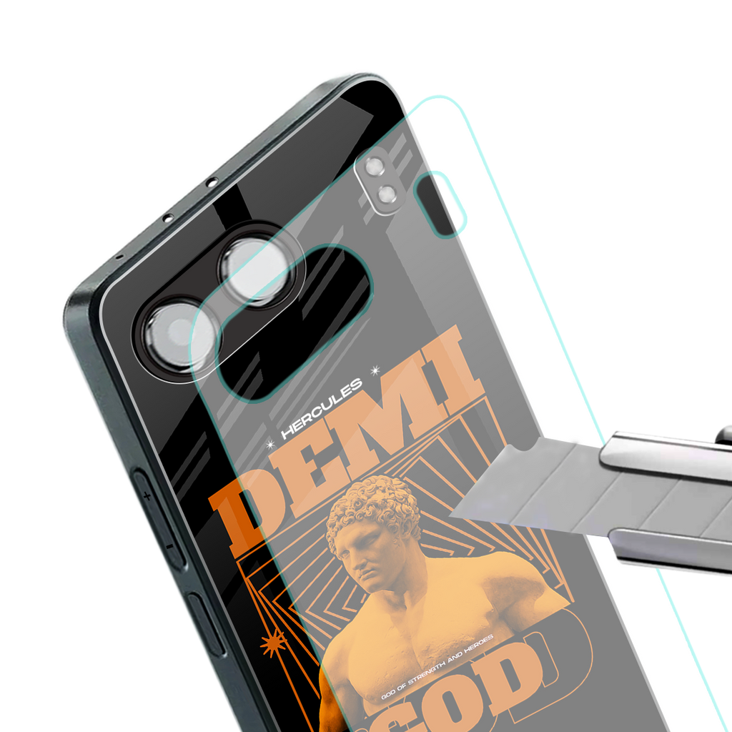 demi god back phone cover | glass case for oneplus nord 4