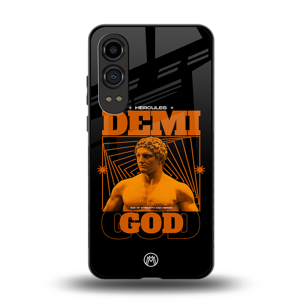 demi god back phone cover | glass case for oneplus nord ce 4 lite
