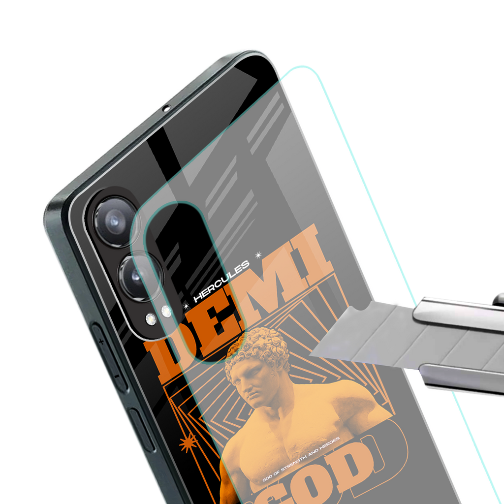 demi god back phone cover | glass case for oneplus nord ce 4 lite