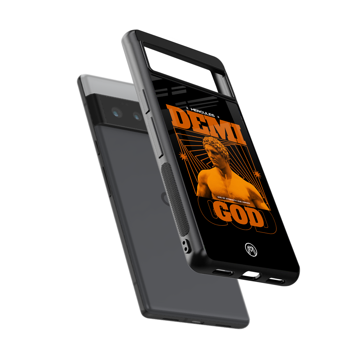demi god back phone cover | glass case for google pixel 6 pro