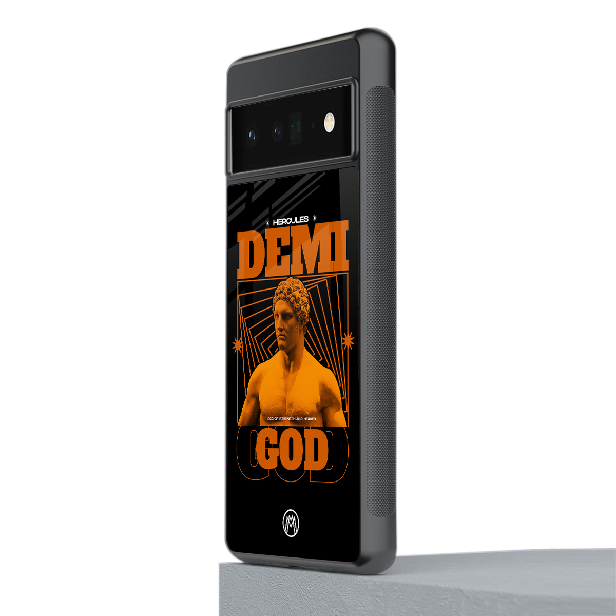 demi god back phone cover | glass case for google pixel 6 pro