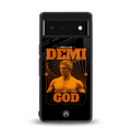 demi god back phone cover | glass case for google pixel 6