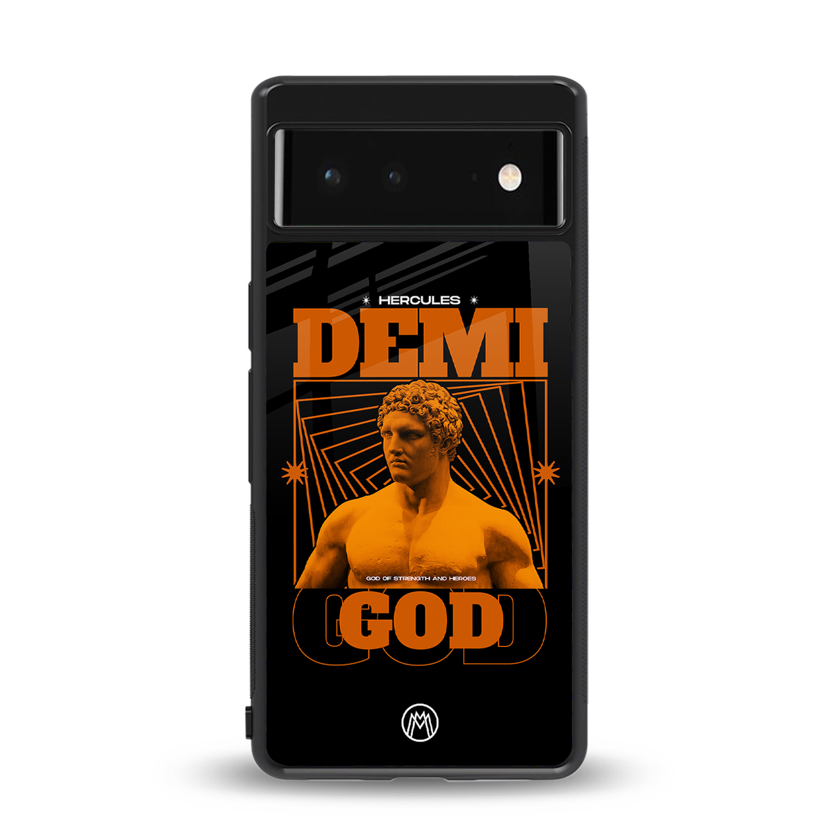 demi god back phone cover | glass case for google pixel 6