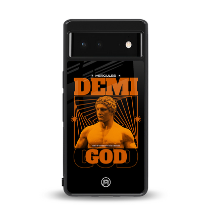 demi god back phone cover | glass case for Google Pixel 6A
