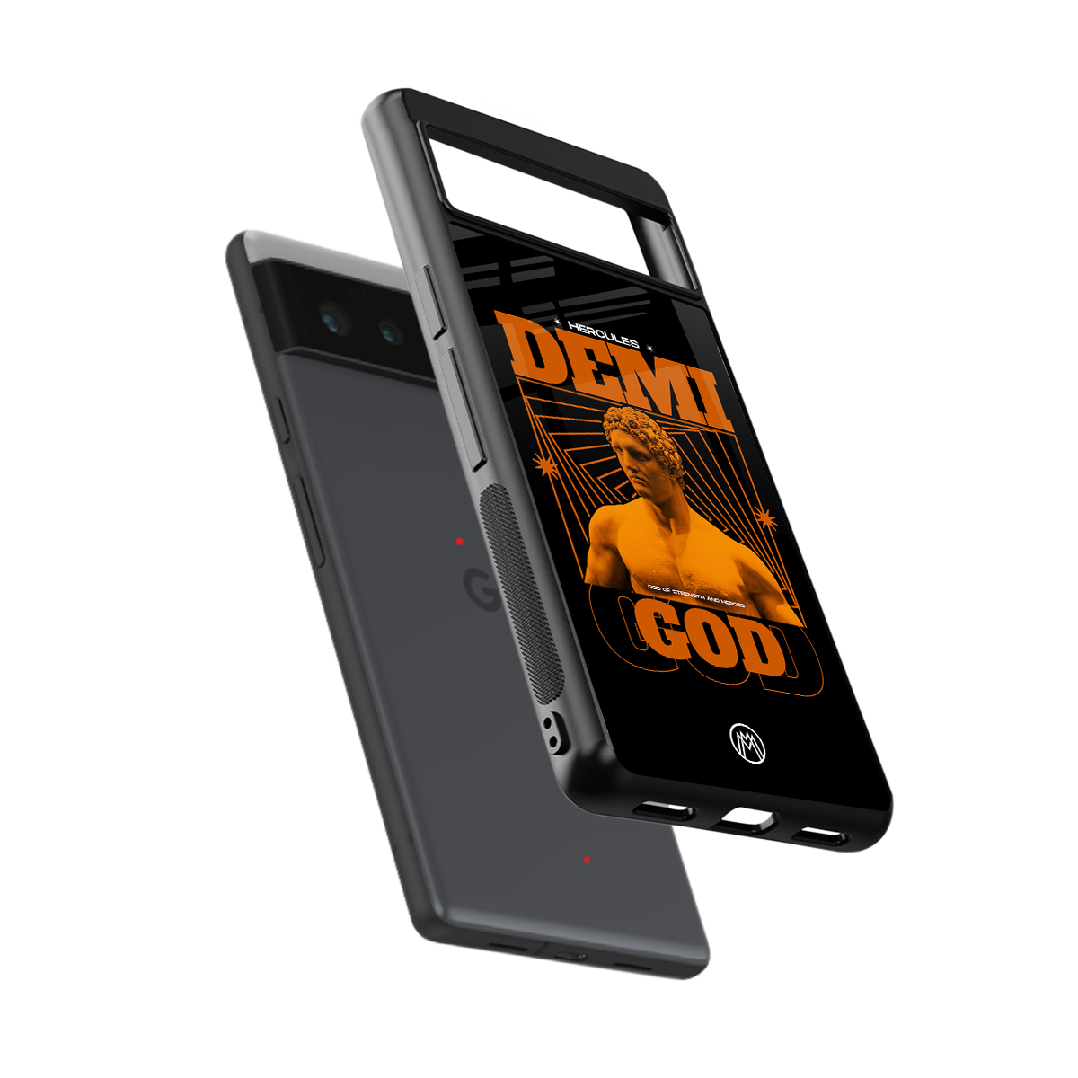 demi god back phone cover | glass case for google pixel 6