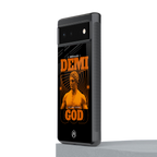 demi god back phone cover | glass case for google pixel 6