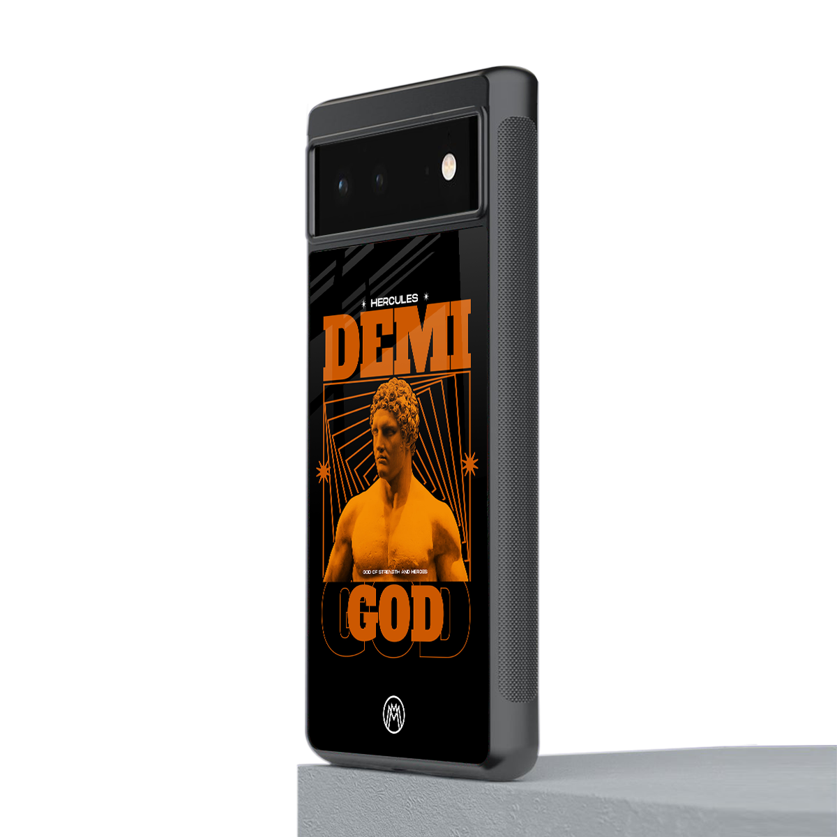 demi god back phone cover | glass case for google pixel 6