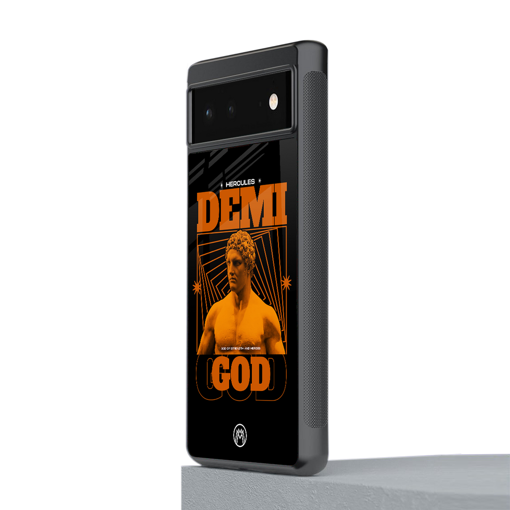 demi god back phone cover | glass case for Google Pixel 6A