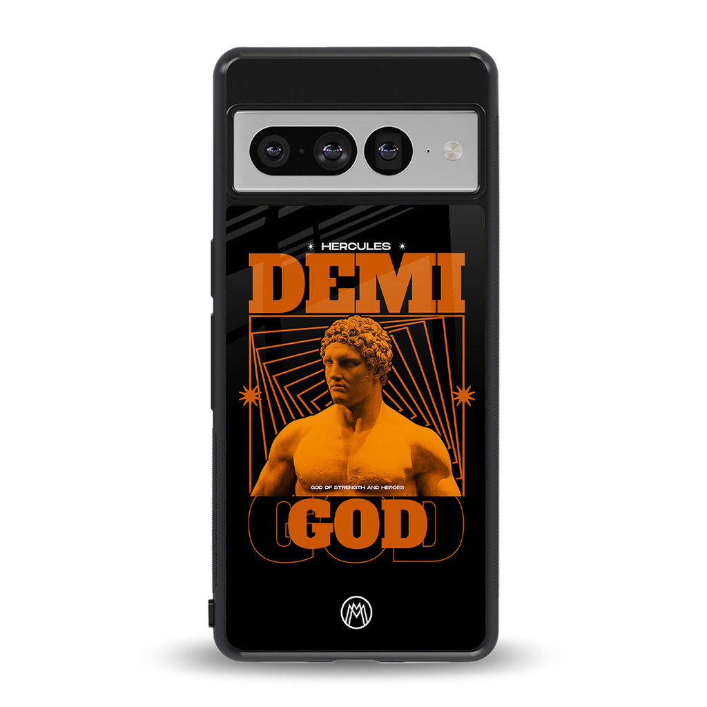 demi god back phone cover | glass case for google pixel 7 pro