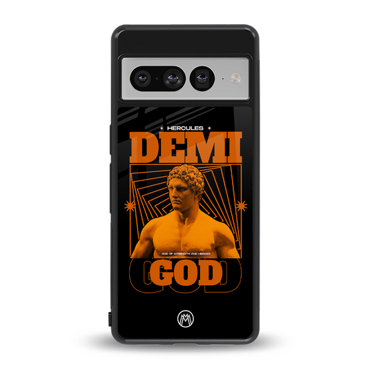 demi god back phone cover | glass case for google pixel 7 pro