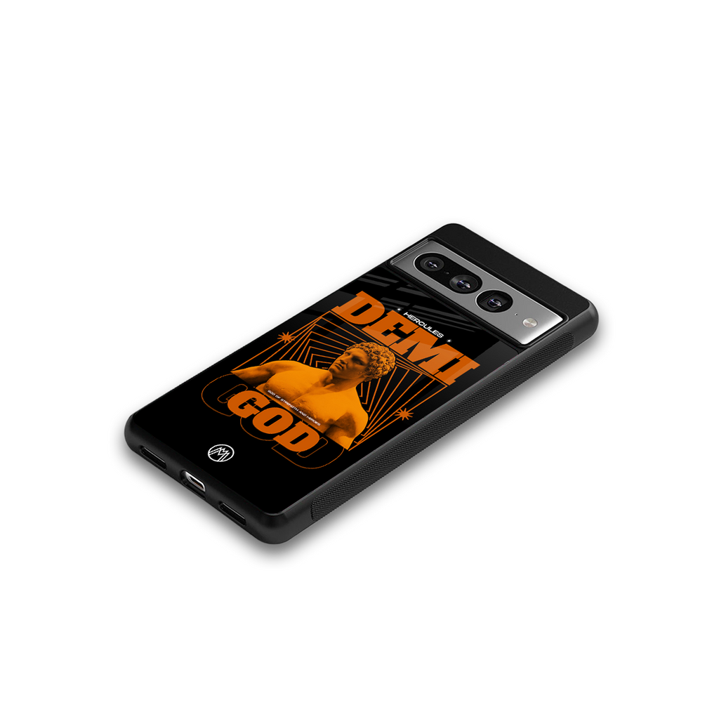 demi god back phone cover | glass case for google pixel 7 pro