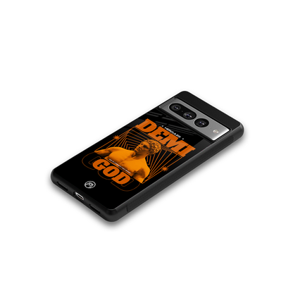demi god back phone cover | glass case for google pixel 7 pro
