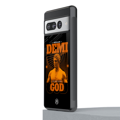 demi god back phone cover | glass case for google pixel 7 pro