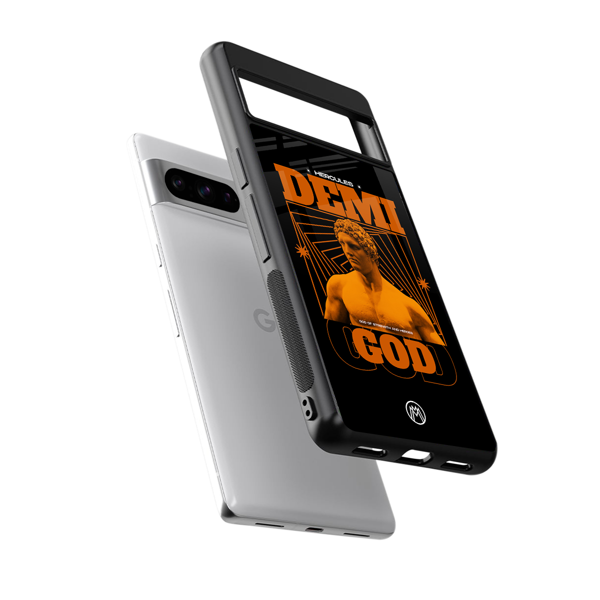 demi god back phone cover | glass case for google pixel 8 pro