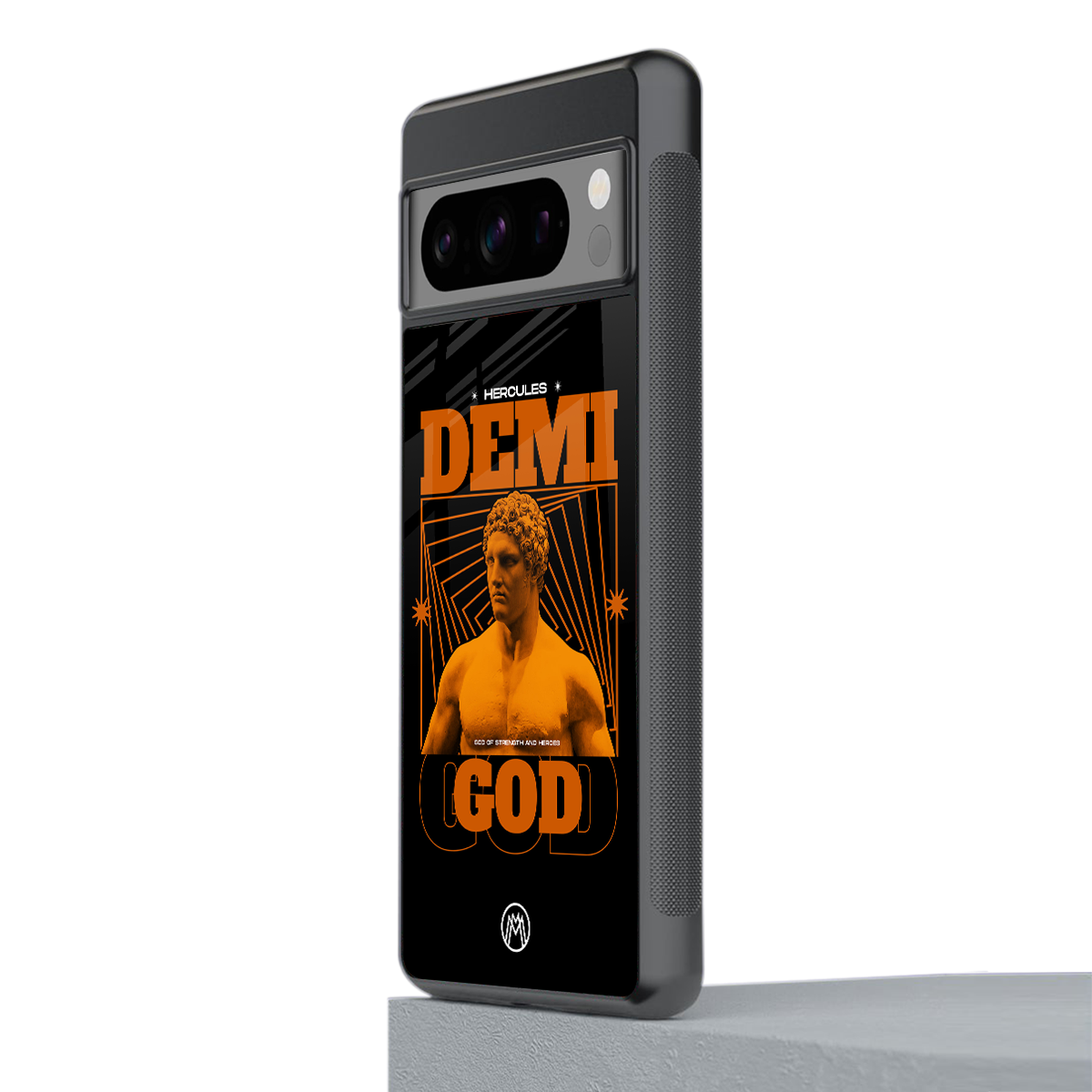 demi god back phone cover | glass case for google pixel 8 pro