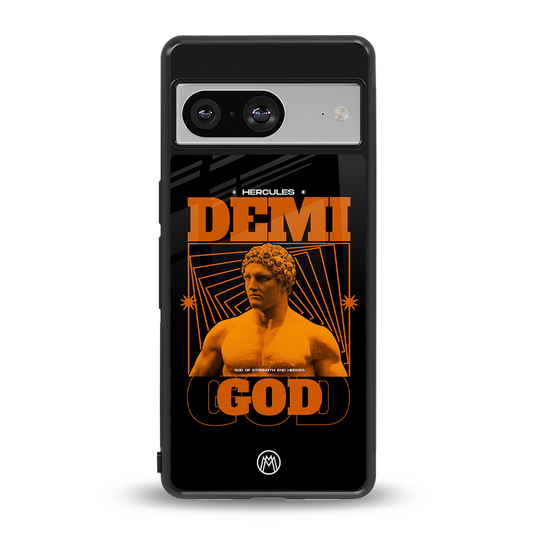 demi god back phone cover | glass case for Google Pixel 8