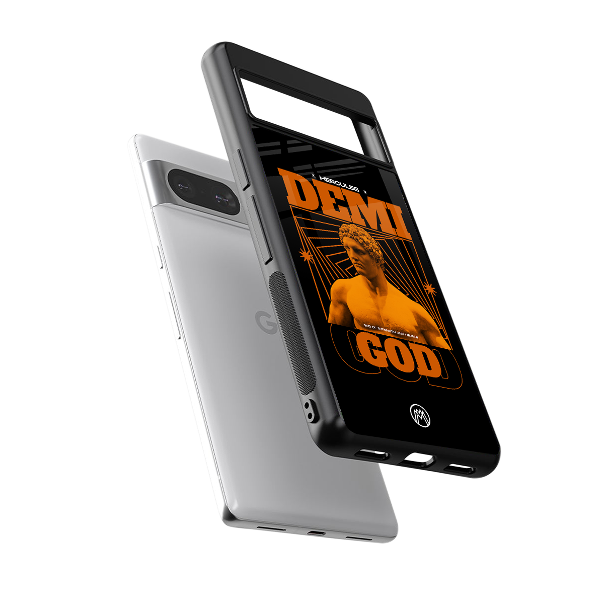 demi god back phone cover | glass case for Google Pixel 8
