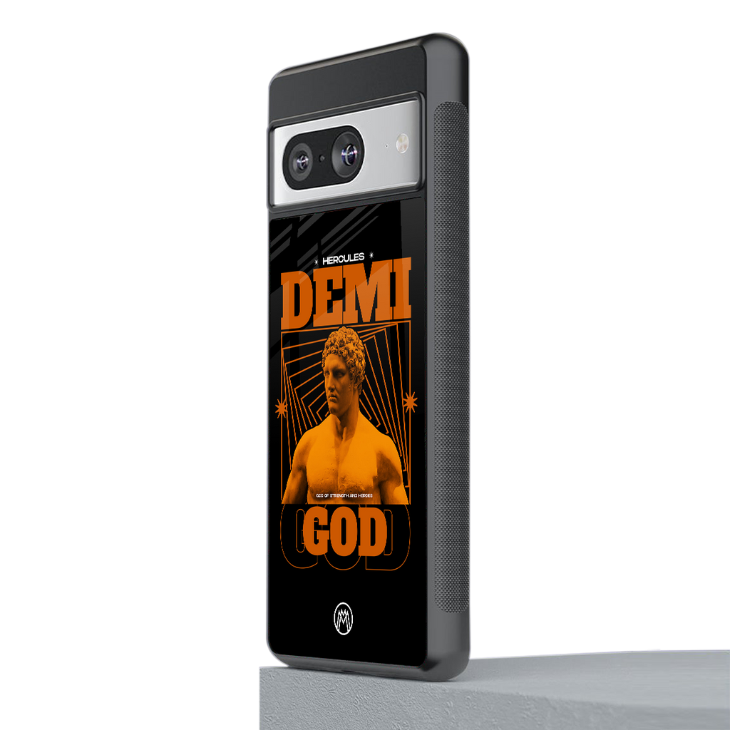 demi god back phone cover | glass case for Google Pixel 8