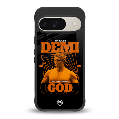 demi god back phone cover | glass case for google pixel 9