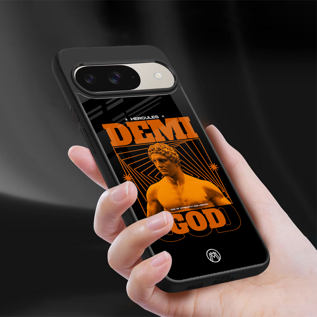 demi god back phone cover | glass case for google pixel 9
