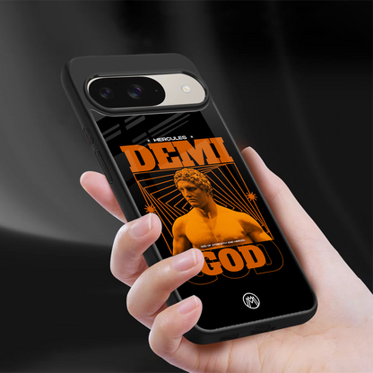 demi god back phone cover | glass case for google pixel 9