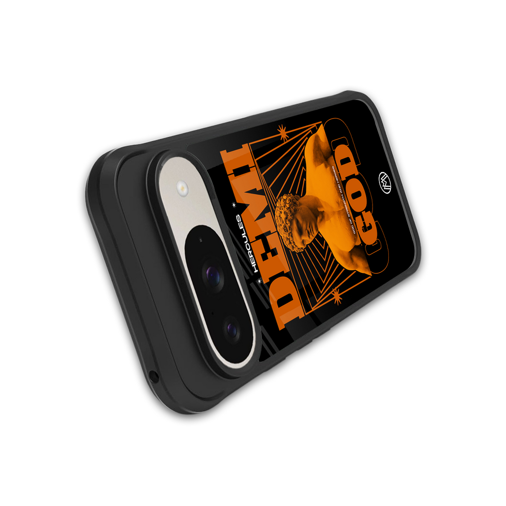 demi god back phone cover | glass case for google pixel 9