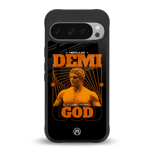 demi god back phone cover | glass case for google pixel 9 pro xl