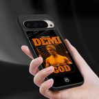 demi god back phone cover | glass case for google pixel 9 pro xl