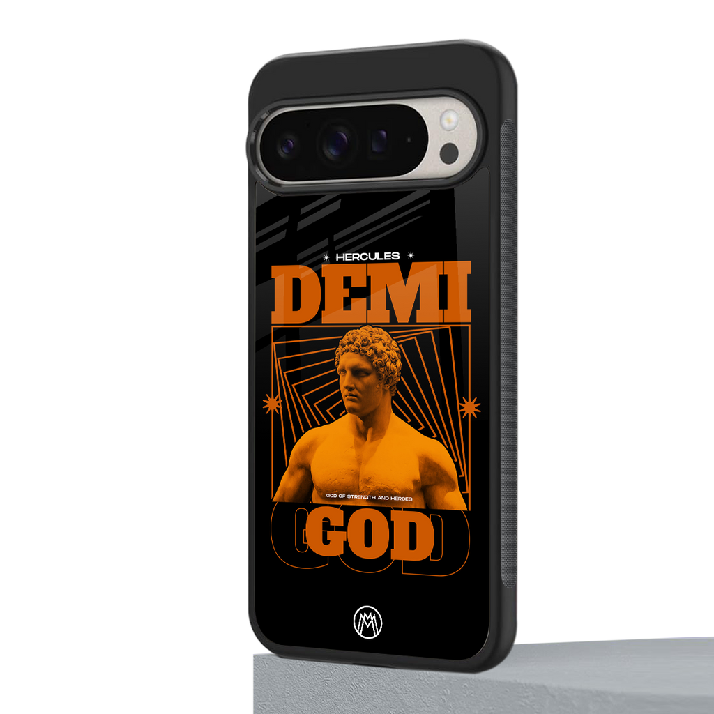 demi god back phone cover | glass case for google pixel 9 pro