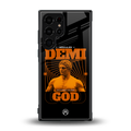 demi god back phone cover | glass case for samsung galaxy s23 ultra