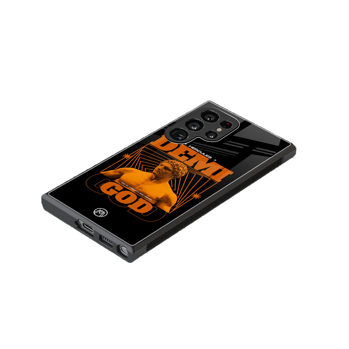 demi god back phone cover | glass case for samsung galaxy s23 ultra