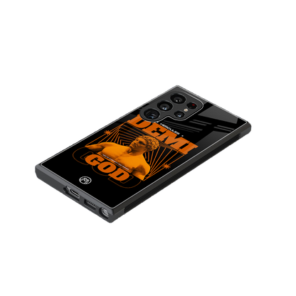 demi god back phone cover | glass case for samsung galaxy s23 ultra