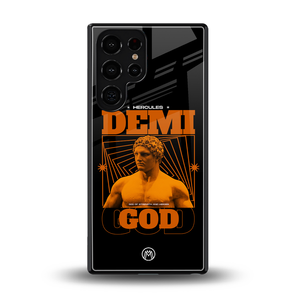 demi god back phone cover | glass case for samsung galaxy s25 ultra