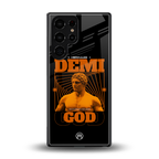 demi god back phone cover | glass case for samsung galaxy s25 ultra