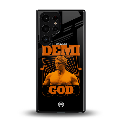 demi god back phone cover | glass case for samsung galaxy s25 ultra
