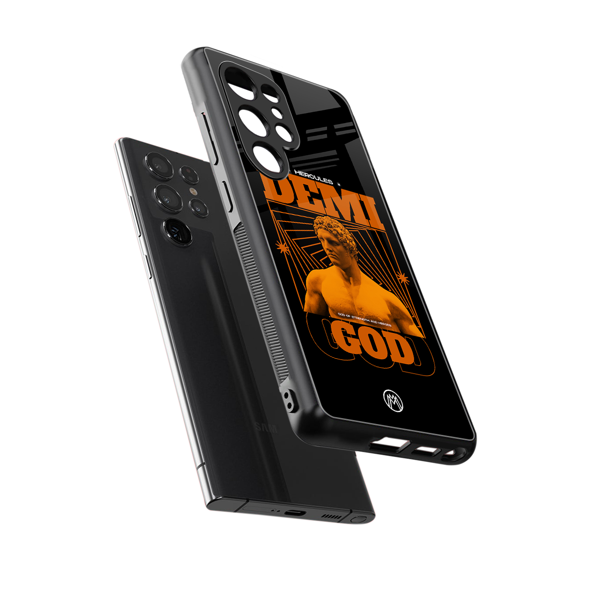 demi god back phone cover | glass case for samsung galaxy s25 ultra