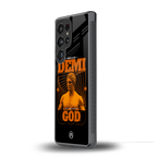 demi god back phone cover | glass case for samsung galaxy s25 ultra