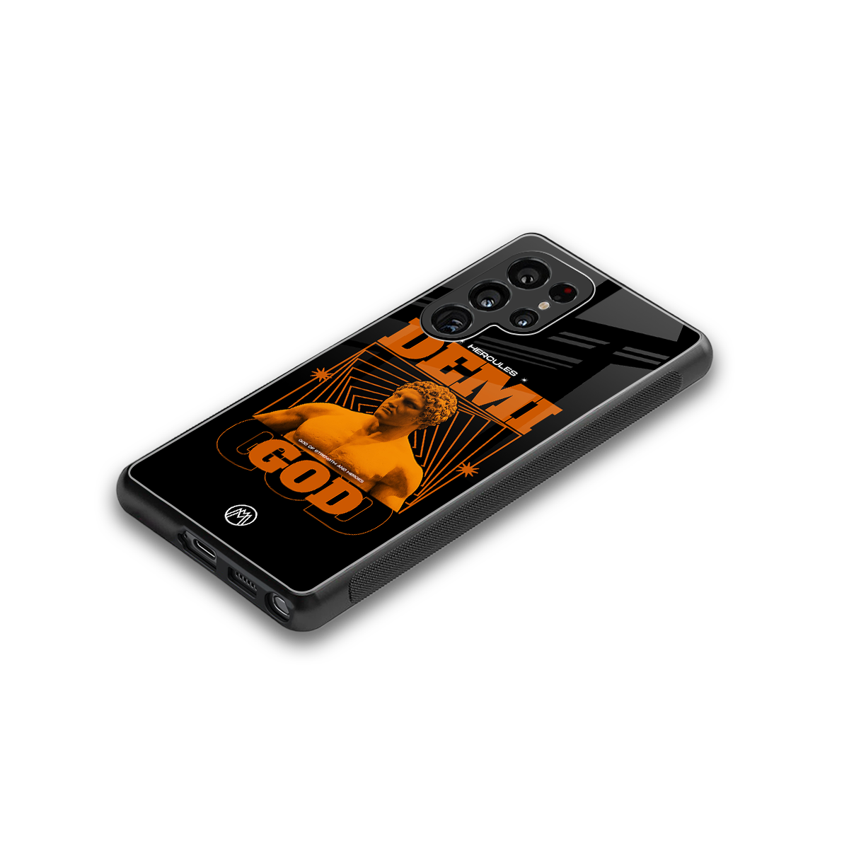 demi god back phone cover | glass case for samsung galaxy s25 ultra