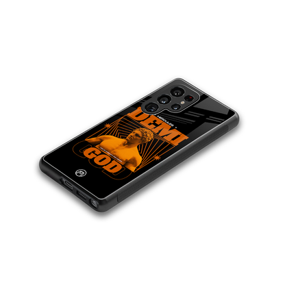 demi god back phone cover | glass case for samsung galaxy s25 ultra