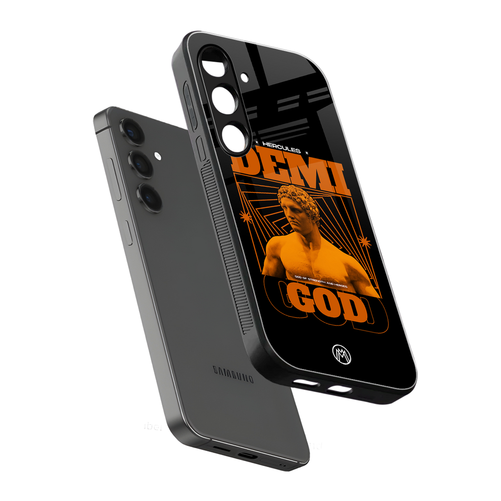 demi god back phone cover | glass case for samsung galaxy s25 plus