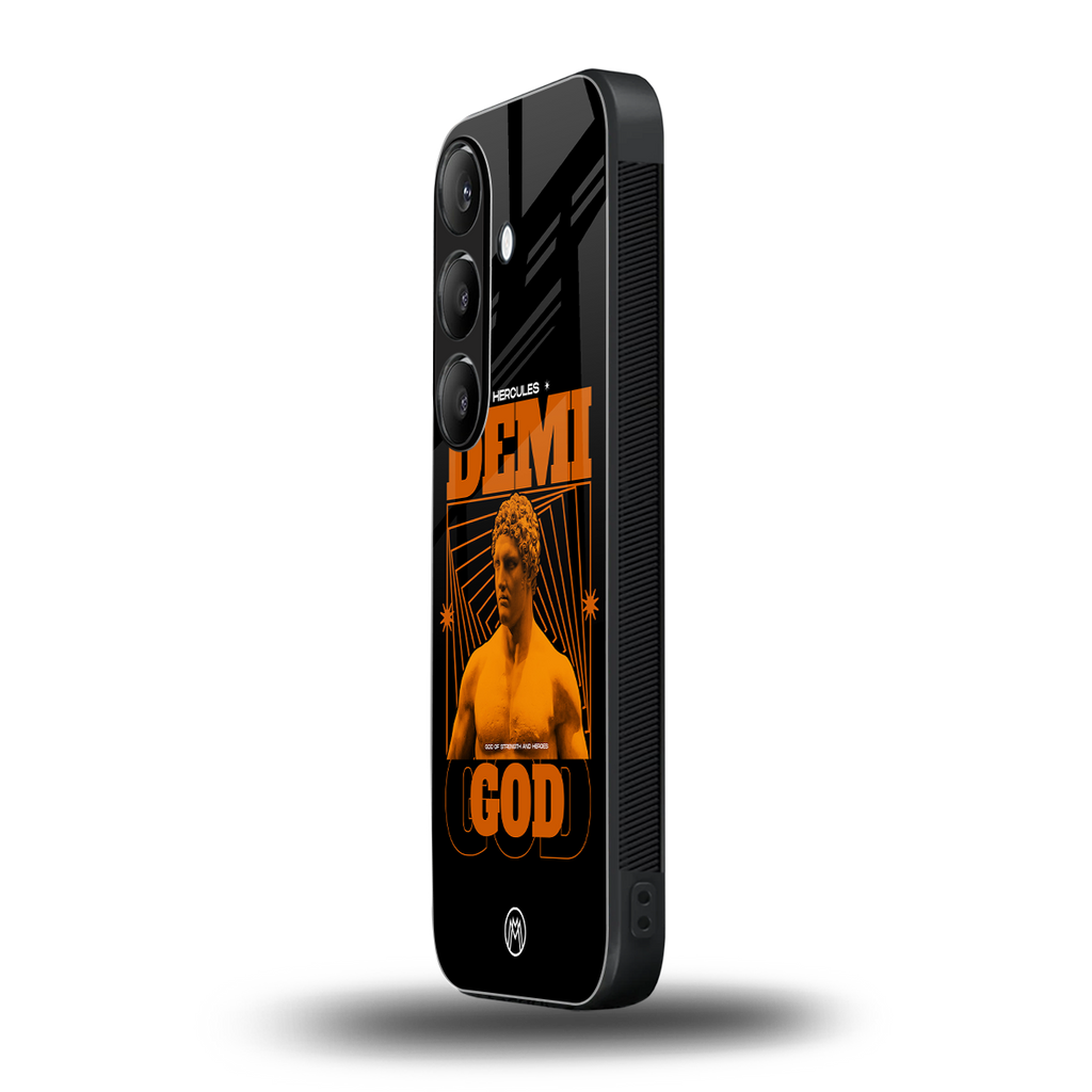 demi god back phone cover | glass case for samsung galaxy s25 plus