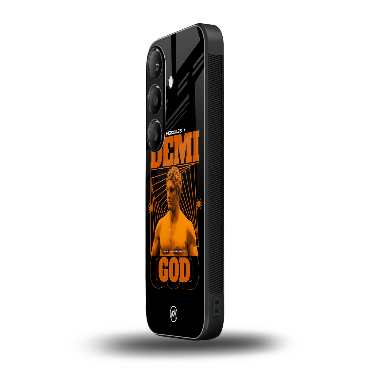 demi god back phone cover | glass case for samsung galaxy s23 plus