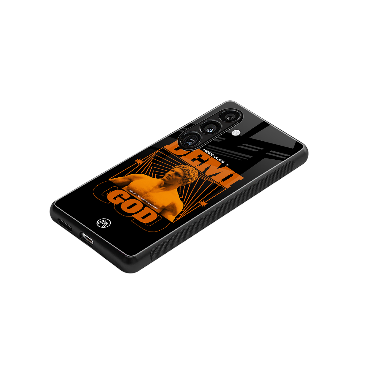 demi god back phone cover | glass case for samsung galaxy s24 fe