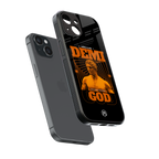 demi god back phone cover | glass case for iphone 15