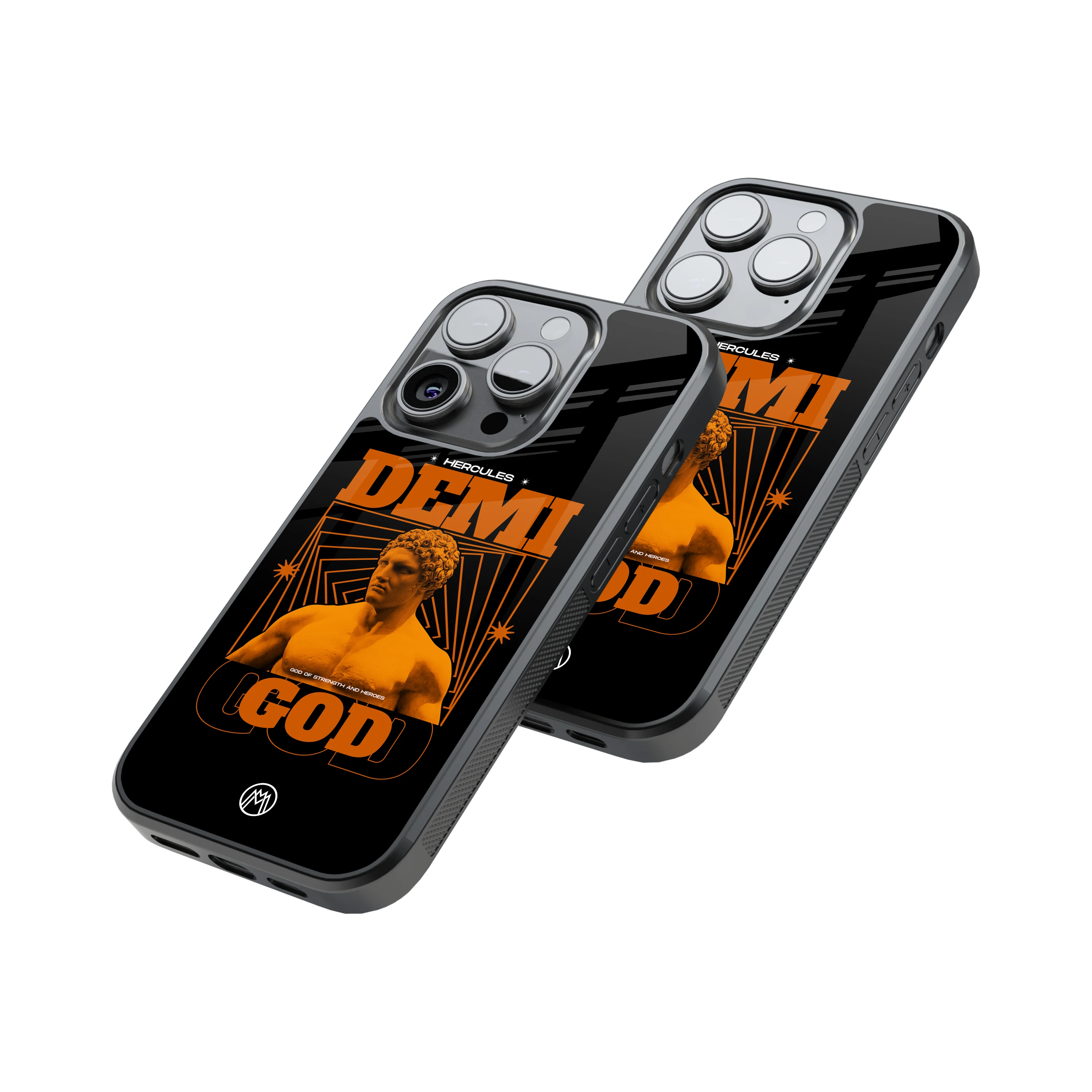 Protective Glass Back Phone Case Compatible with iPhone, Samsung, OnePlus, Pixel & More